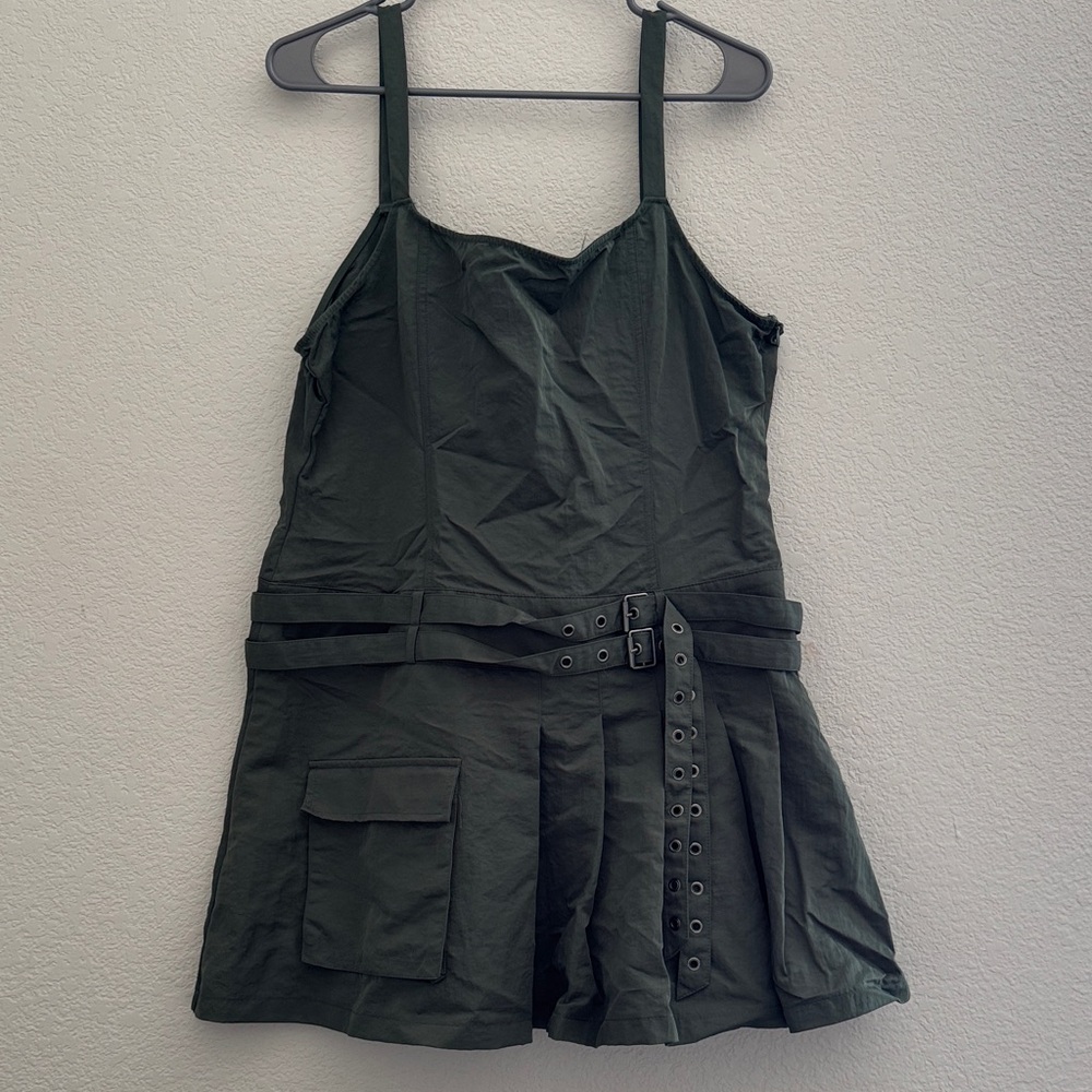 Forever 21 Olive Green Dress with Belt